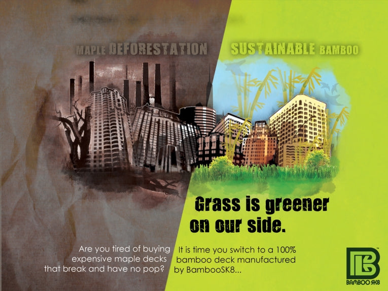 Bamboo Skateboards from BambooSK8