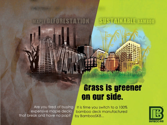 Bamboo Skateboards from BambooSK8