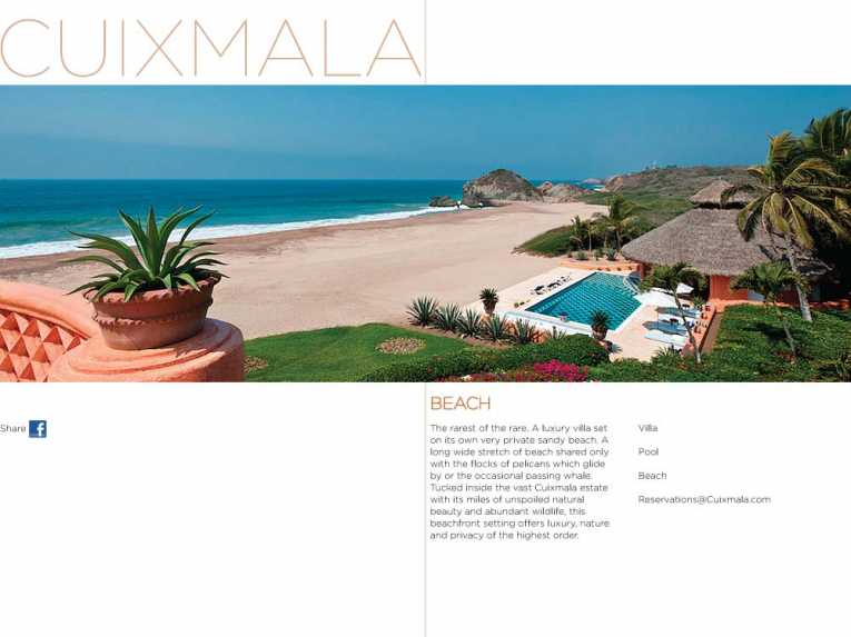 Cuixmala estate and resort destination