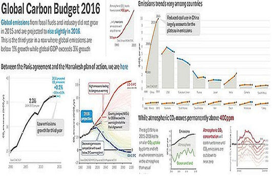 Carbon emissions down, but carbon dioxide levels still rampant!