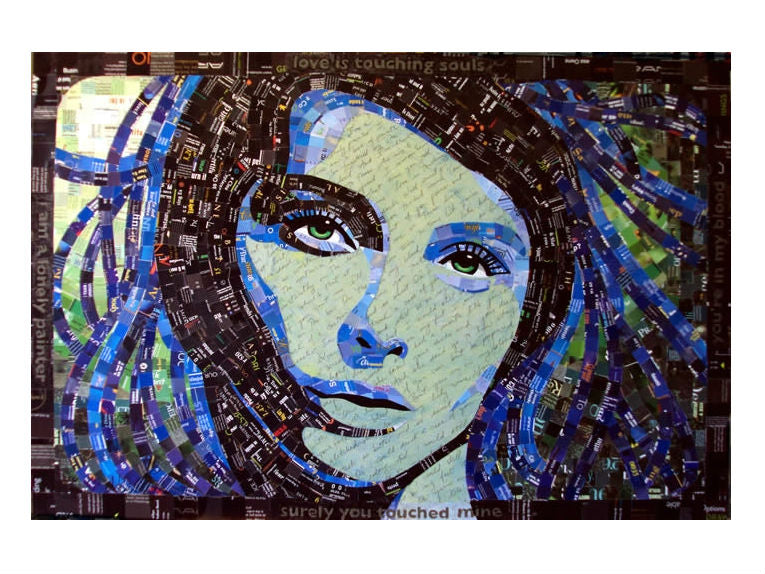 Recycling junk to create fine art