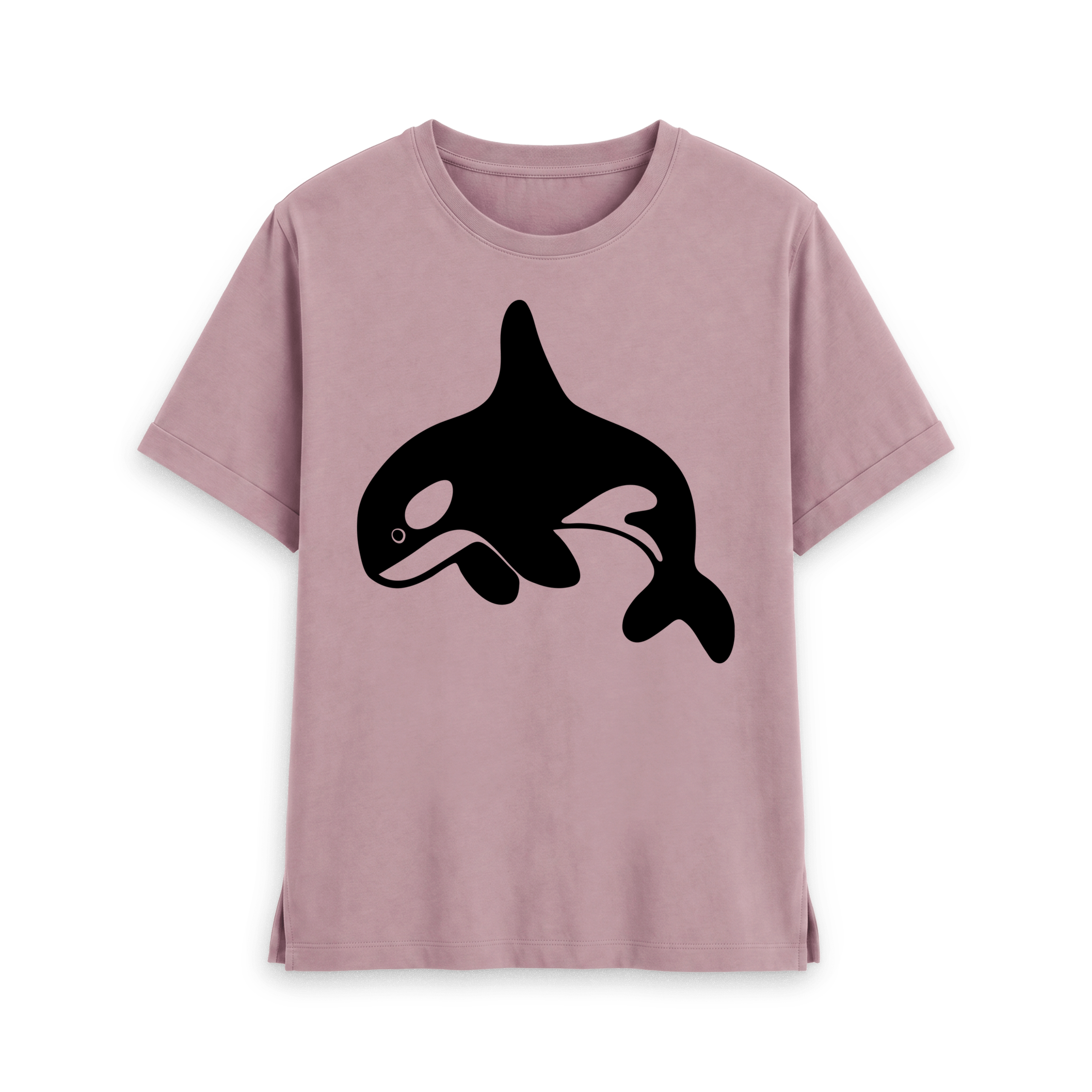 Mauve Printed T-shirt Front