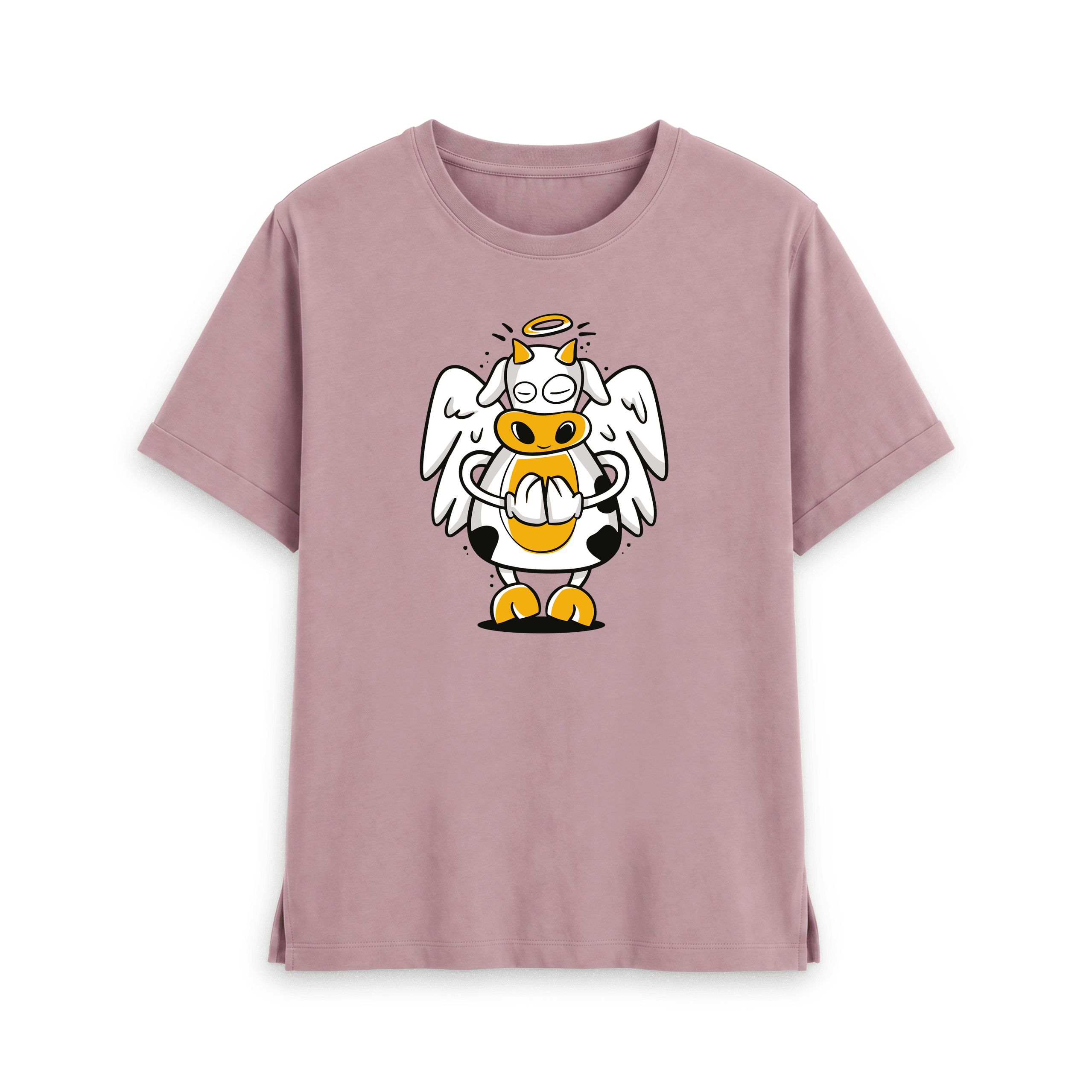 Mauve Printed T-shirt Front