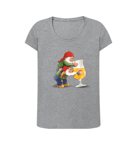 Athletic Grey Printed T-shirt Front