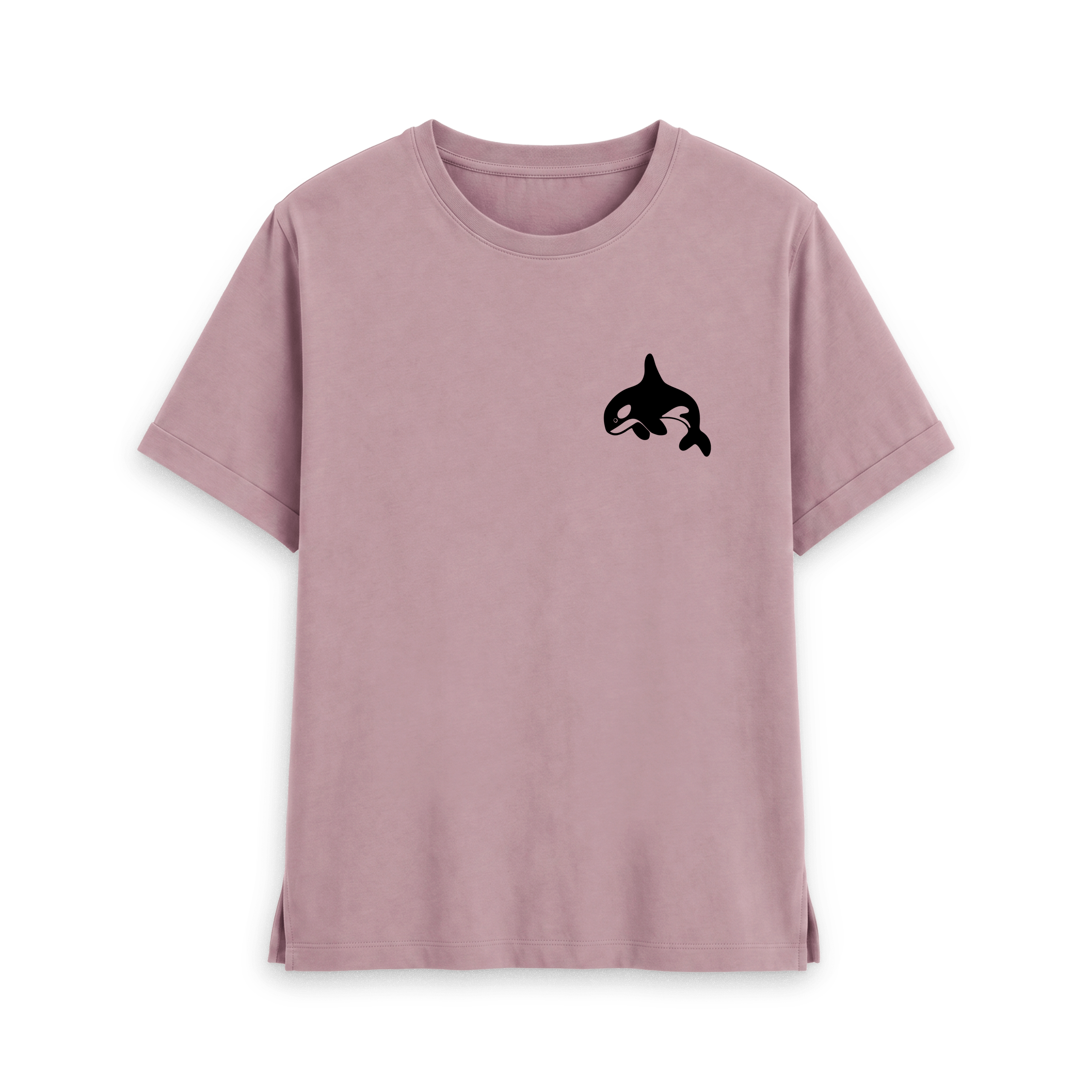 Mauve Printed T-shirt Front