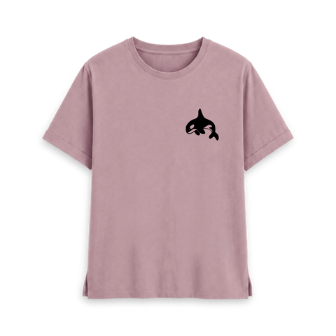 Mauve Printed T-shirt Front