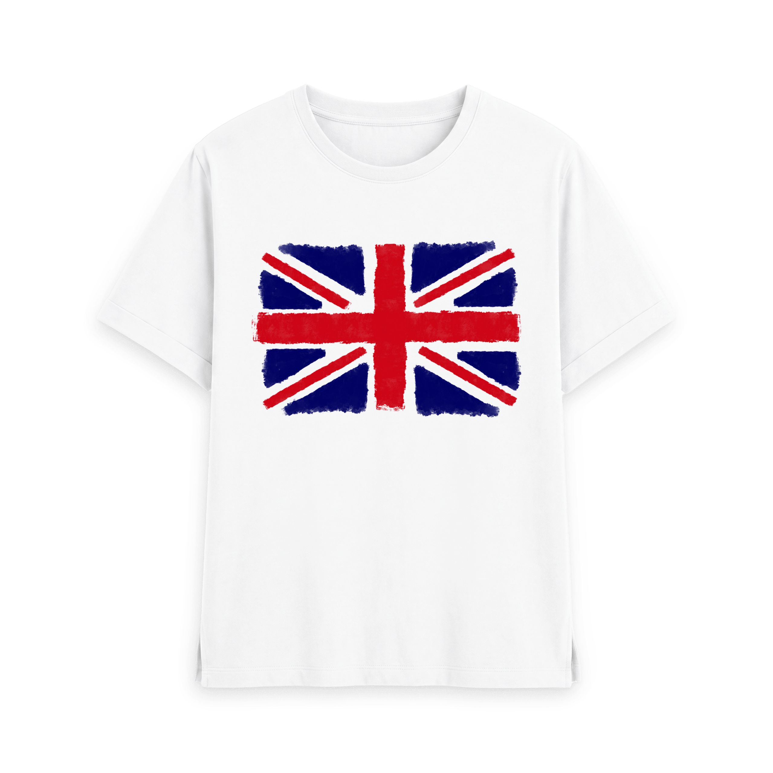 White Printed T-shirt Front