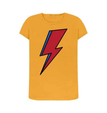 Mustard Printed T-shirt Front