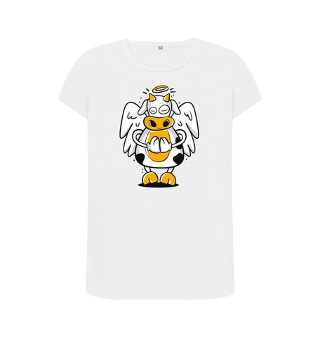 White Printed T-shirt Front