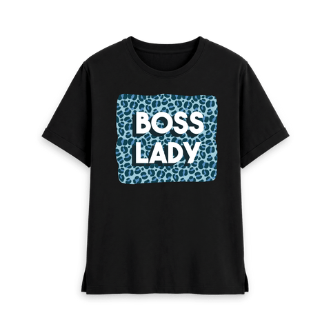 Black Printed T-shirt Front