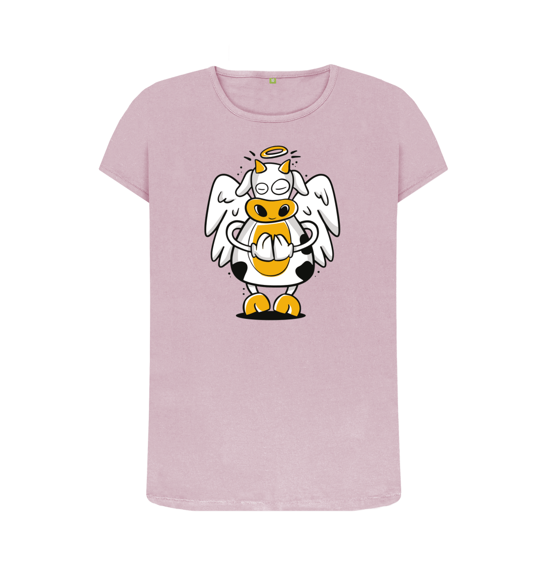 Mauve Printed T-shirt Front