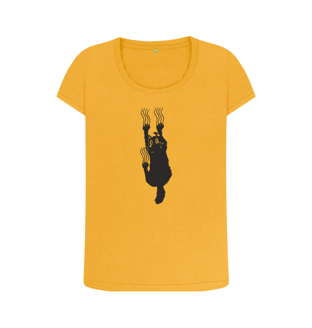 Mustard Printed T-shirt Front