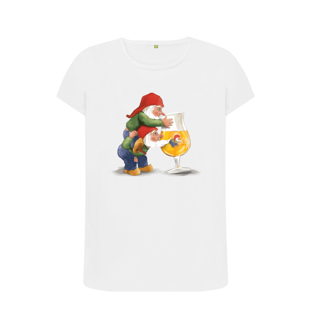 White Printed T-shirt Front