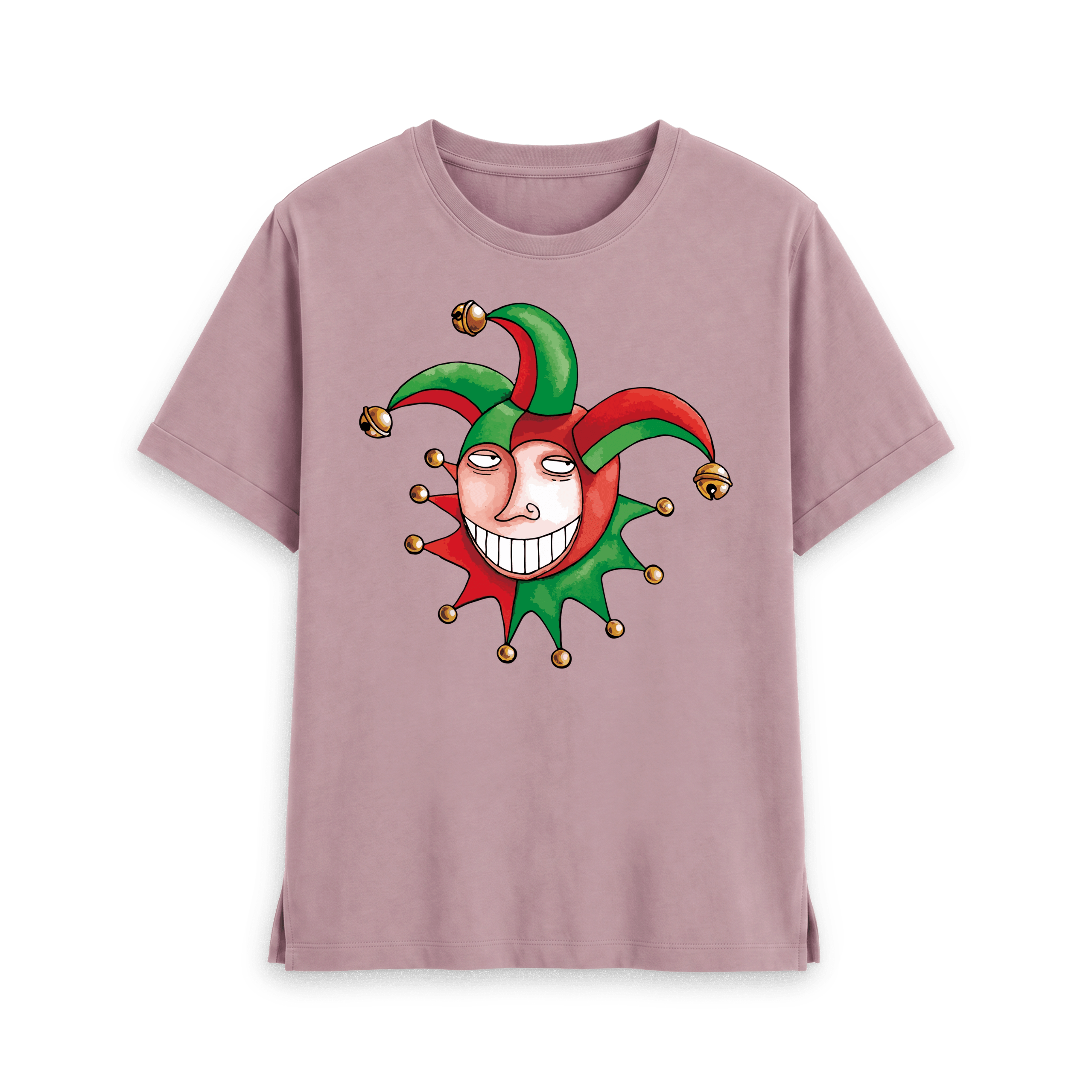 Mauve Printed T-shirt Front