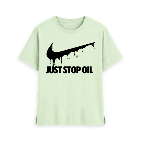 Pastel Green Printed T-shirt Front