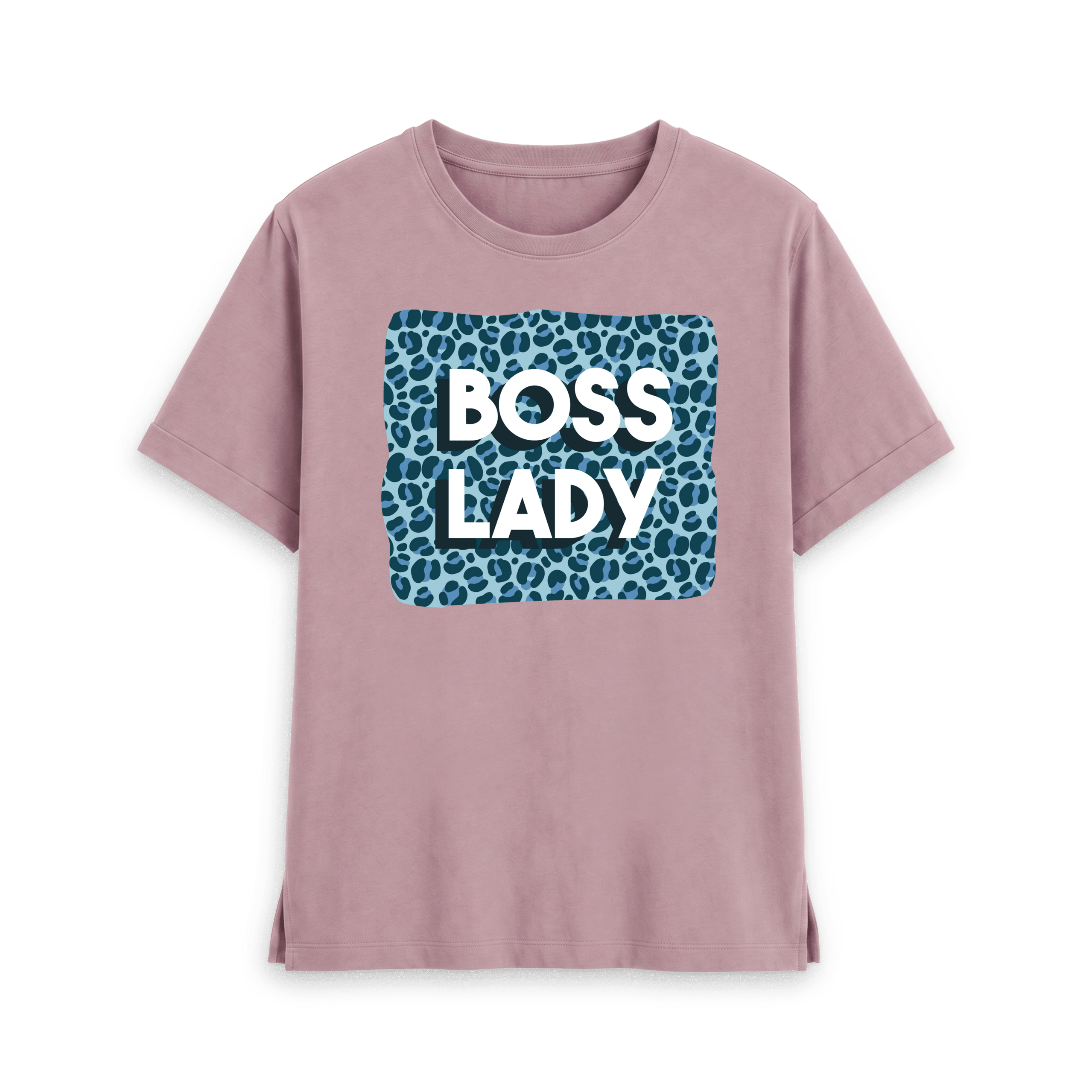 Mauve Printed T-shirt Front