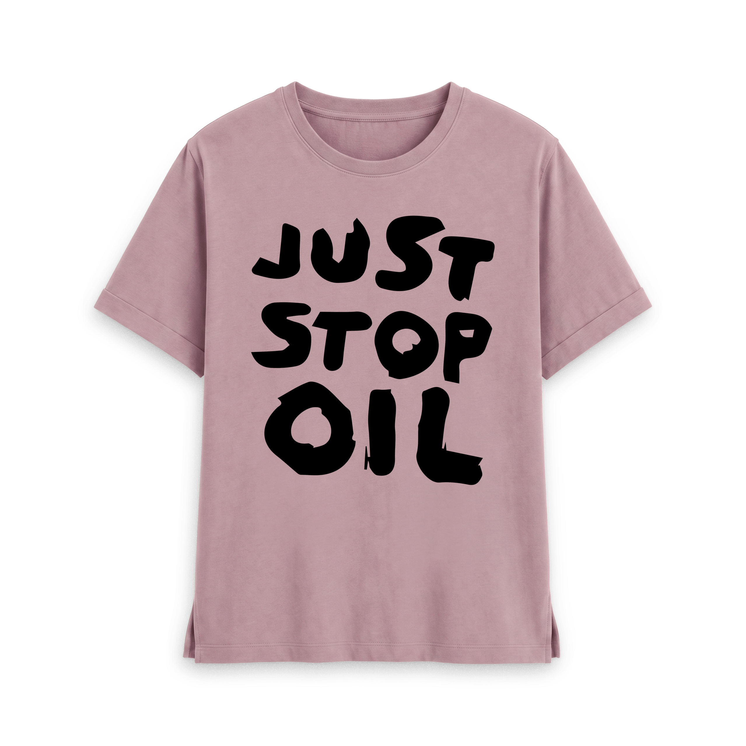 Mauve Printed T-shirt Front