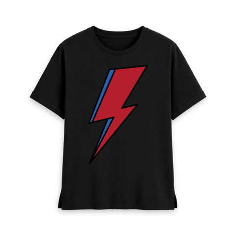 Black Printed T-shirt Front