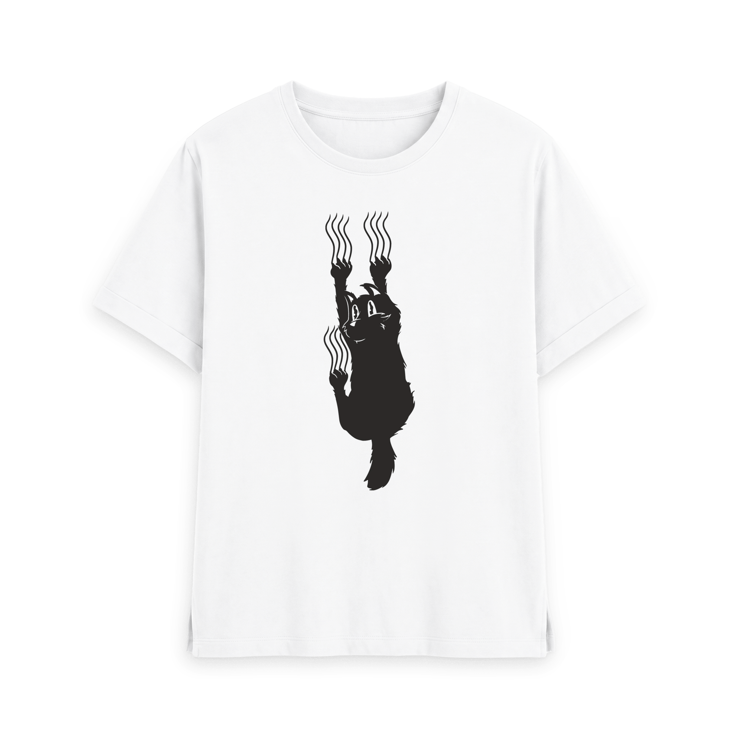 White Printed T-shirt Front