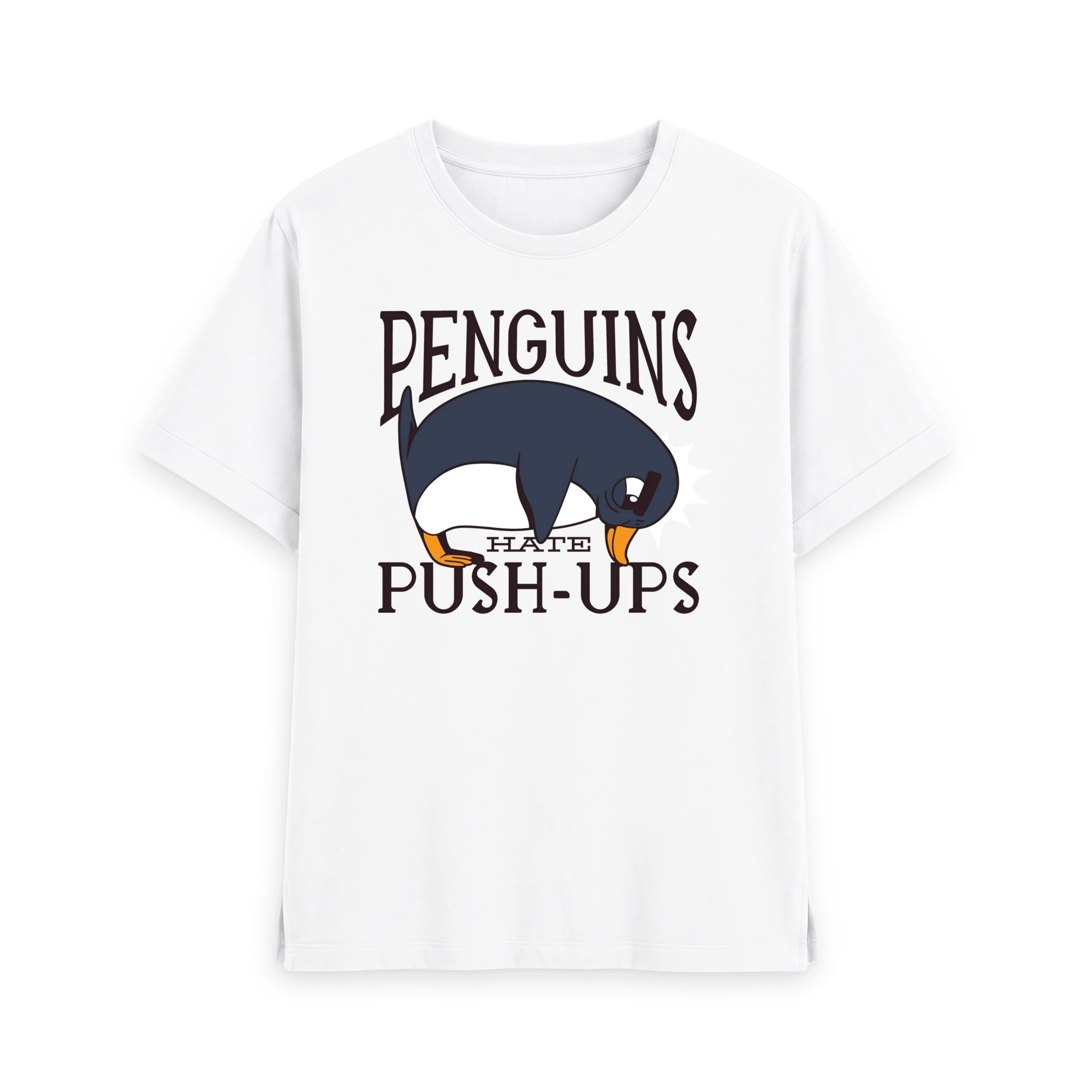 White Printed T-shirt Front