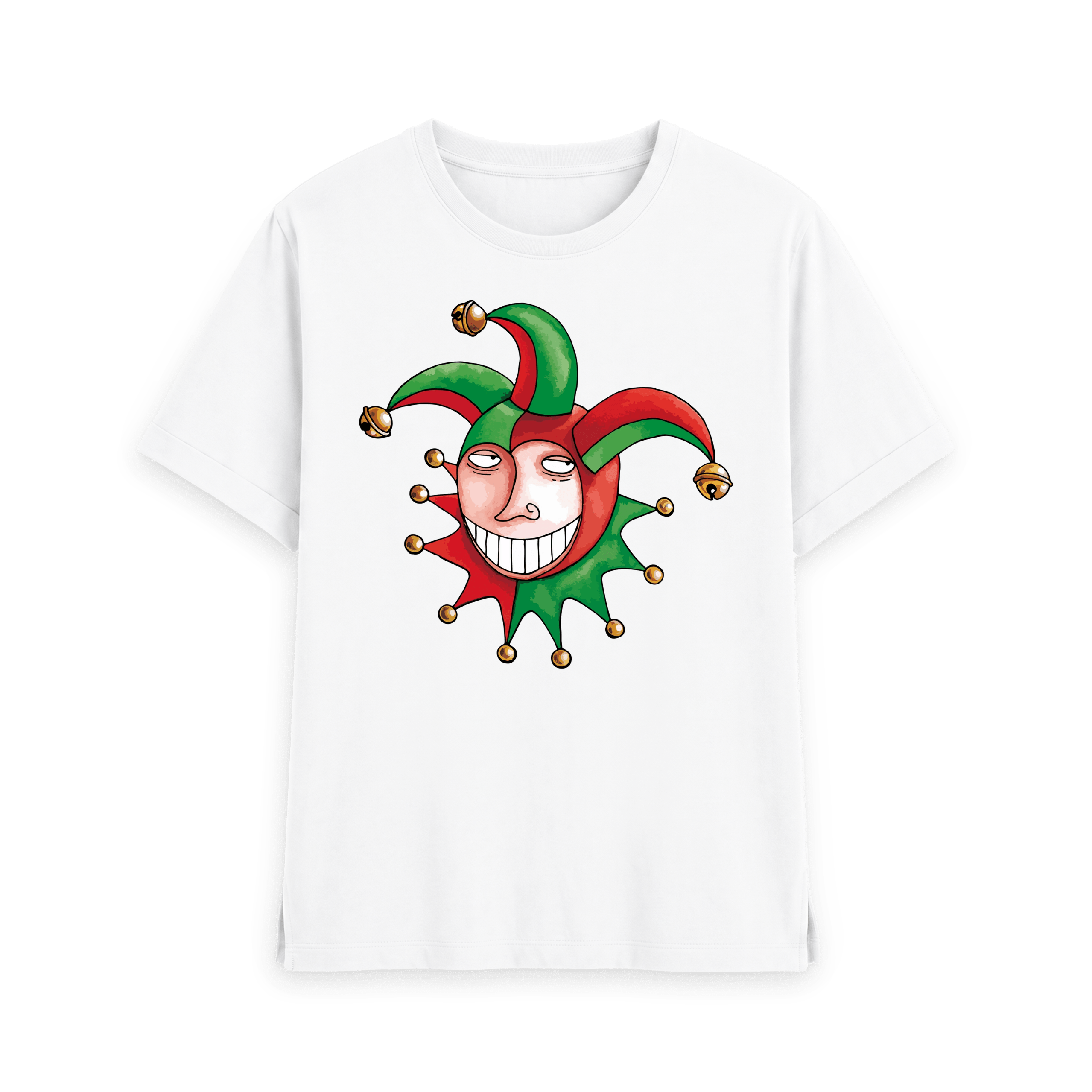White Printed T-shirt Front