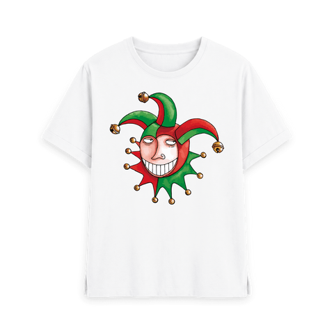 White Printed T-shirt Front