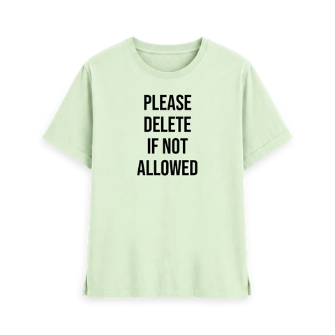 Pastel Green Printed T-shirt Front