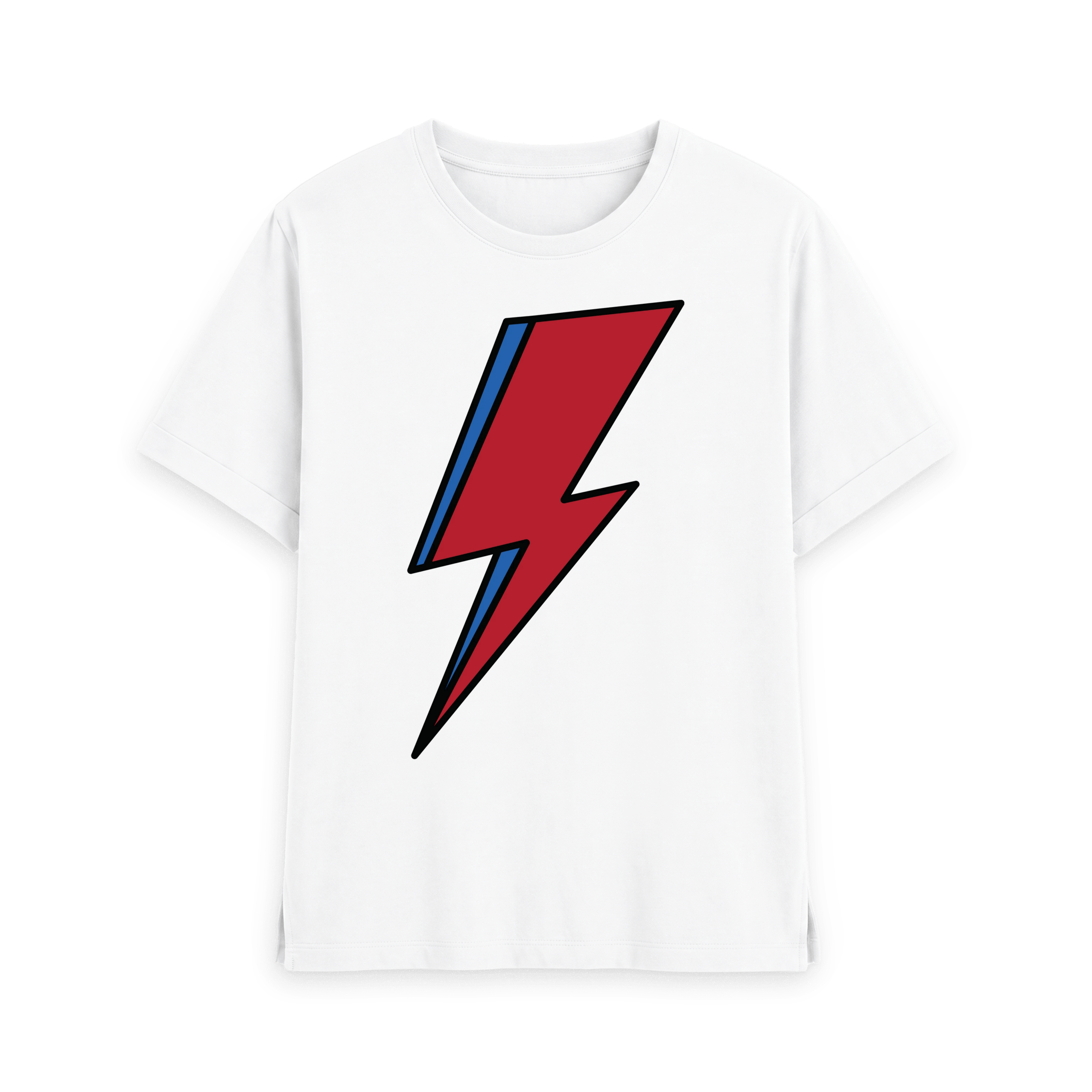 White Printed T-shirt Front