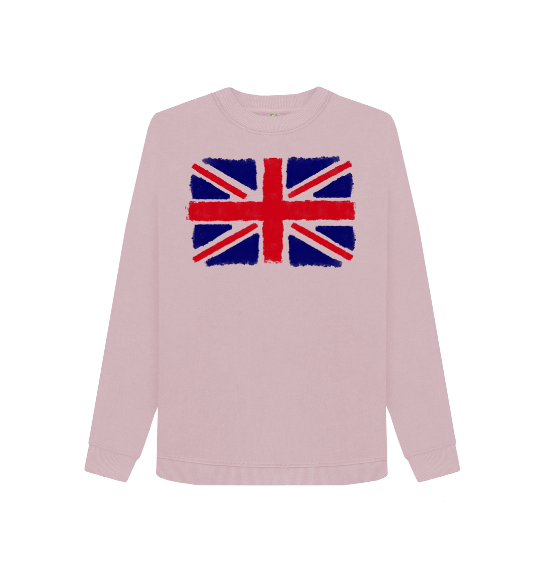 Mauve Printed Sweater Front