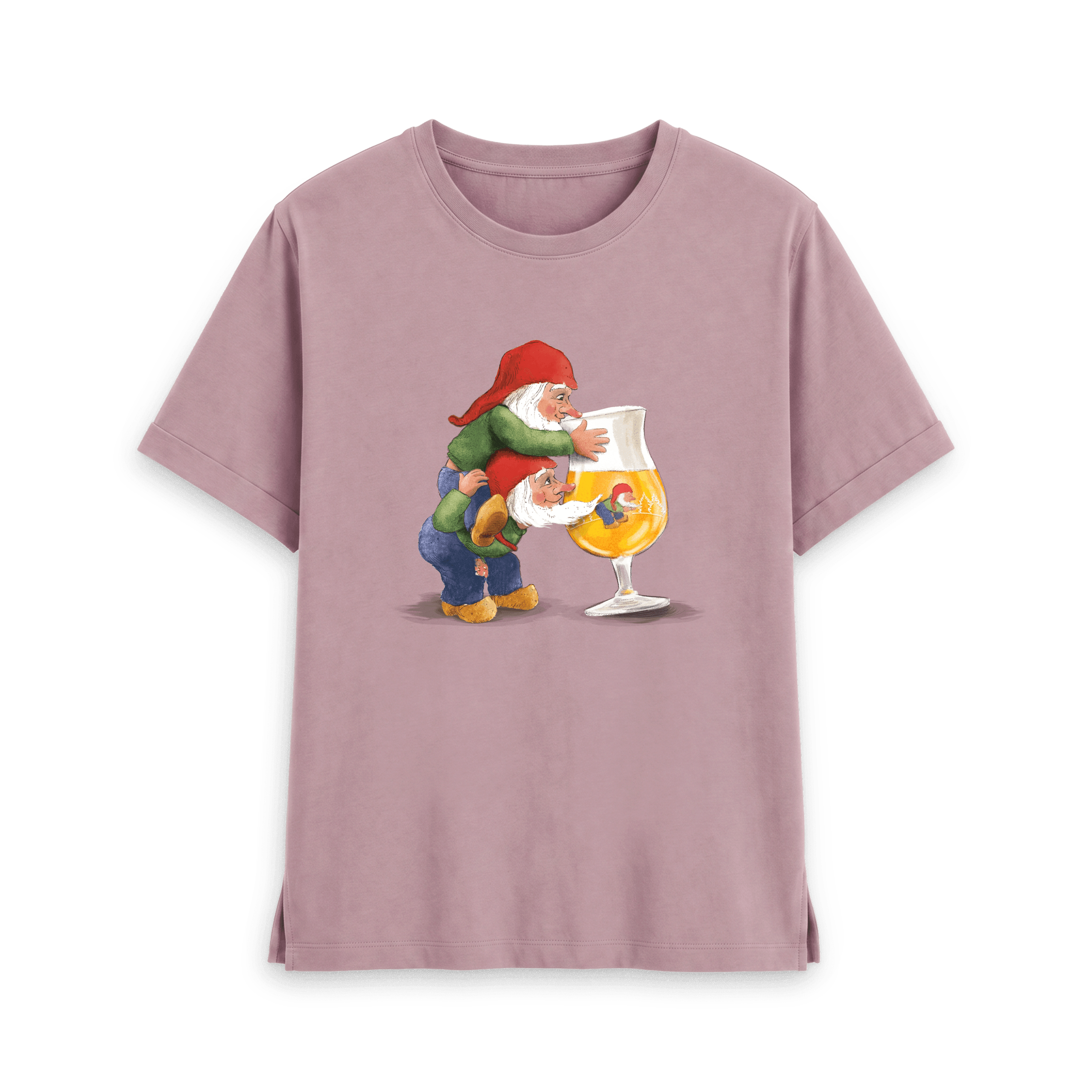 Mauve Printed T-shirt Front