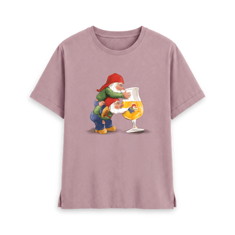 Mauve Printed T-shirt Front
