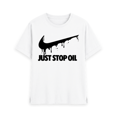 White Printed T-shirt Front