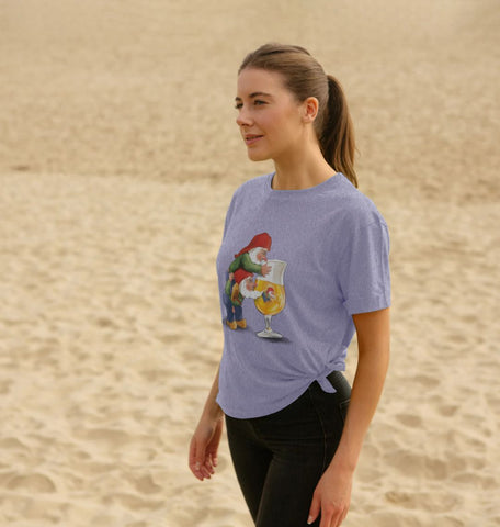Gnomes Drinking La Chouffe Women's Remill Relaxed Fit T-Shirt