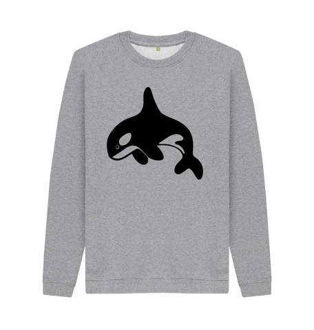 Light Heather Printed Sweater Front