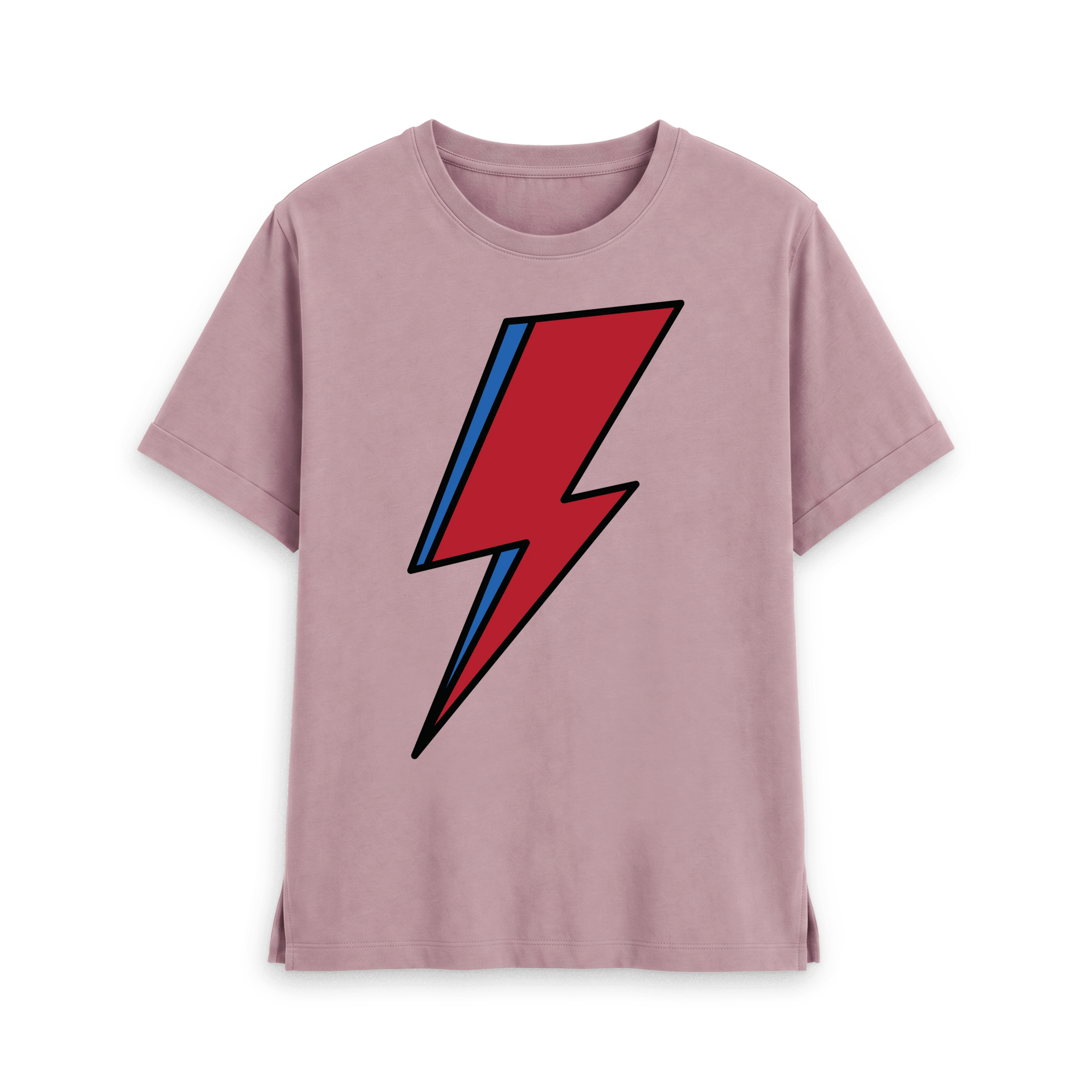 Mauve Printed T-shirt Front
