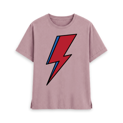 Mauve Printed T-shirt Front