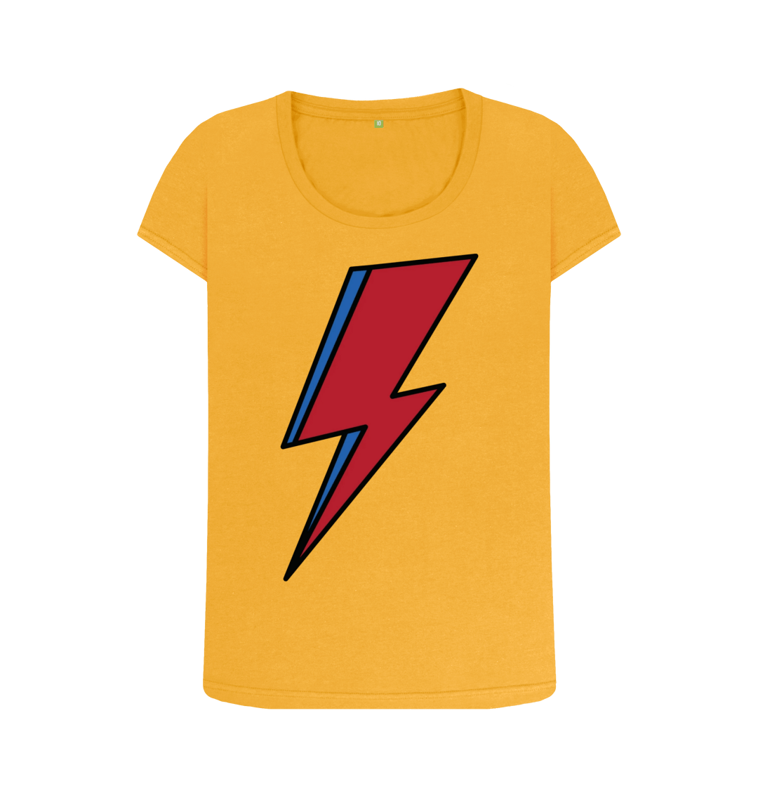 Mustard Printed T-shirt Front