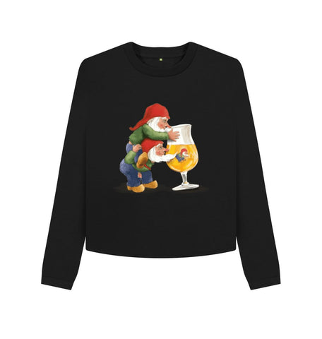 Black Gnomes Drinking La Chouffe Women's Boxy Jumper