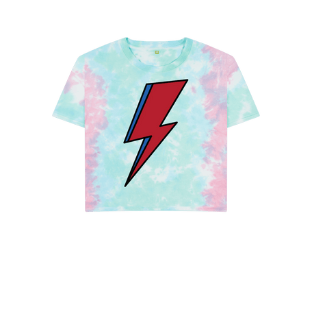 Pastel Tie Dye Printed T-shirt Front
