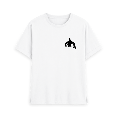 White Printed T-shirt Front