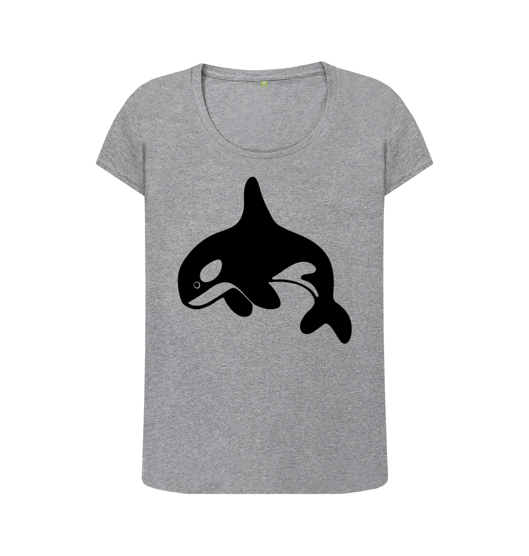 Athletic Grey Printed T-shirt Front