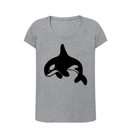 Athletic Grey Printed T-shirt Front
