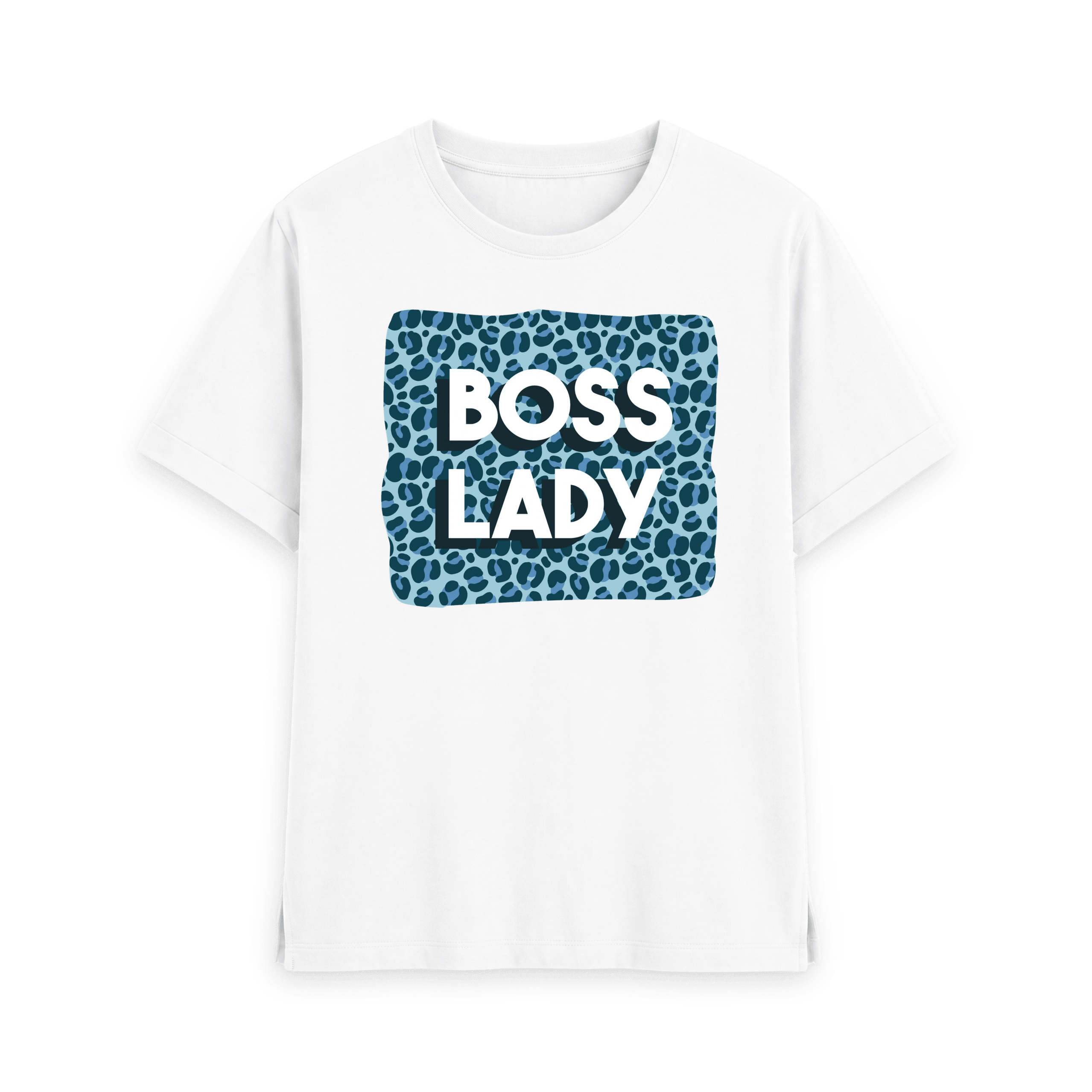 White Printed T-shirt Front