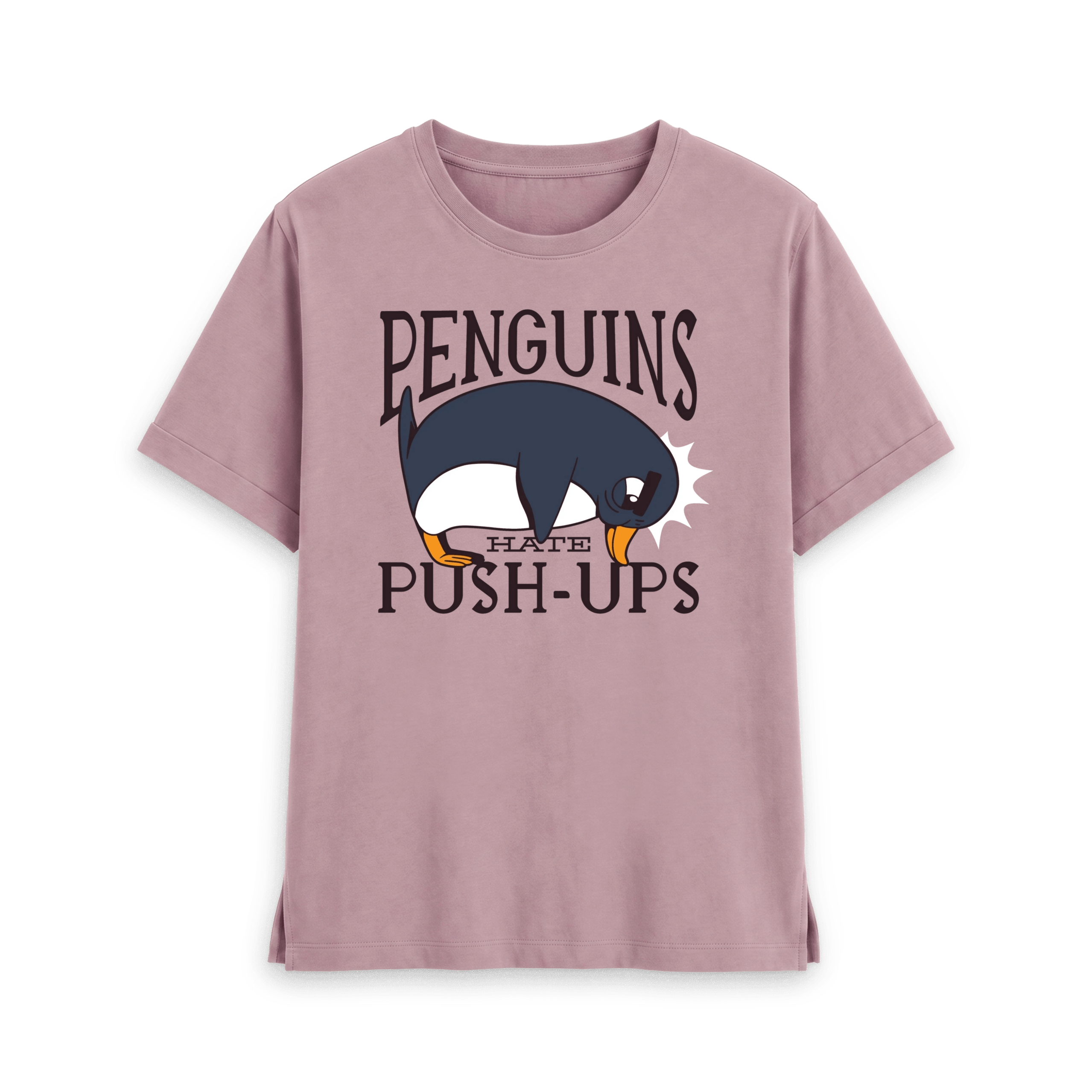 Mauve Printed T-shirt Front
