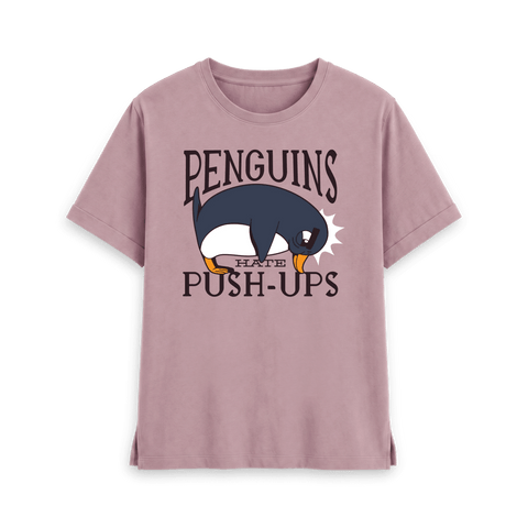 Mauve Printed T-shirt Front
