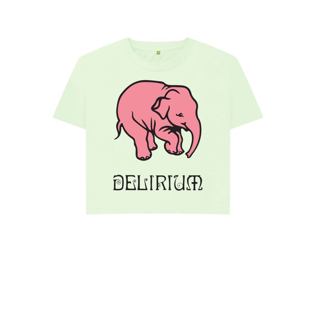 Pastel Green Delirium Women's Boxy Tee