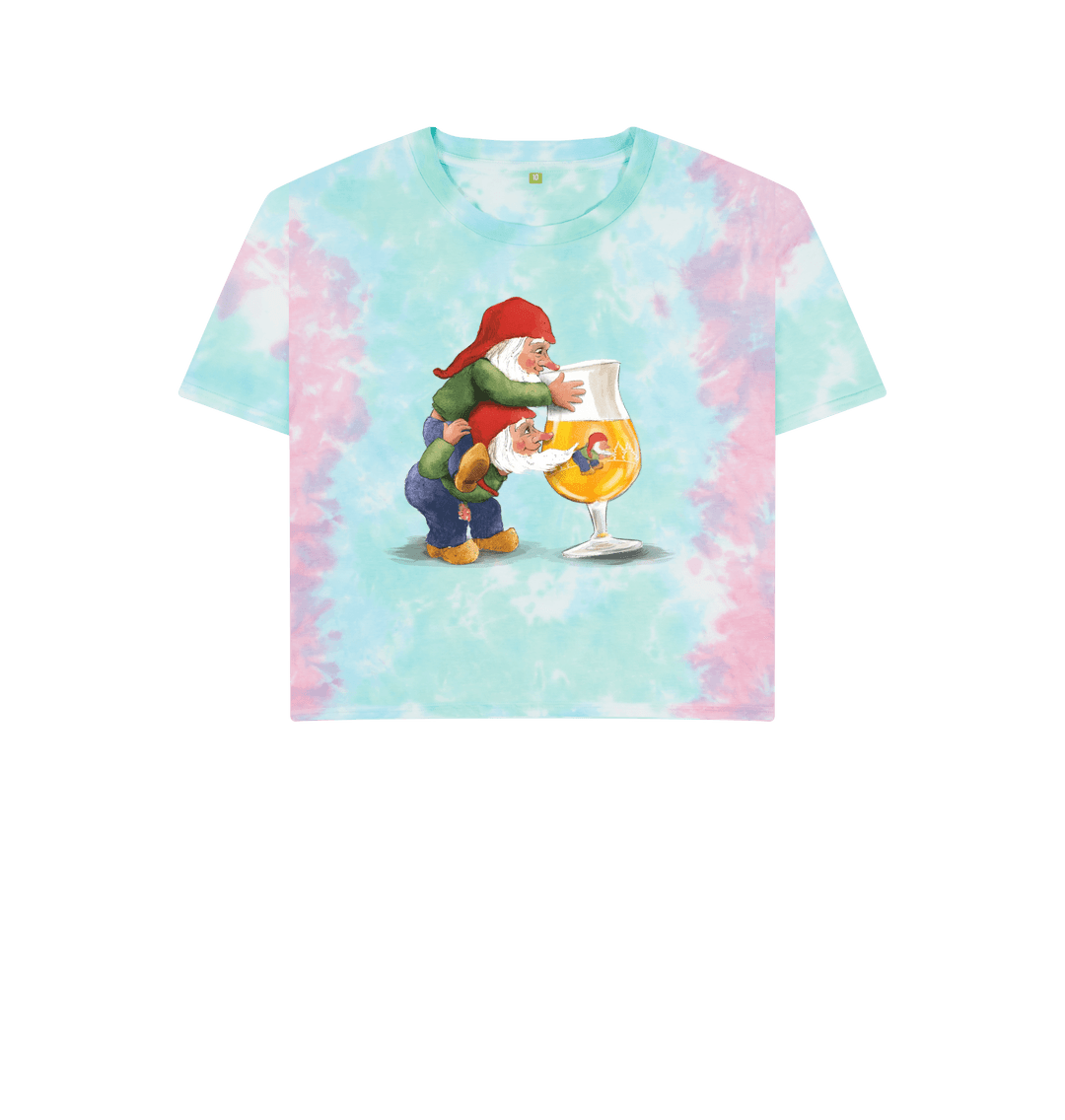 Pastel Tie Dye Printed T-shirt Front