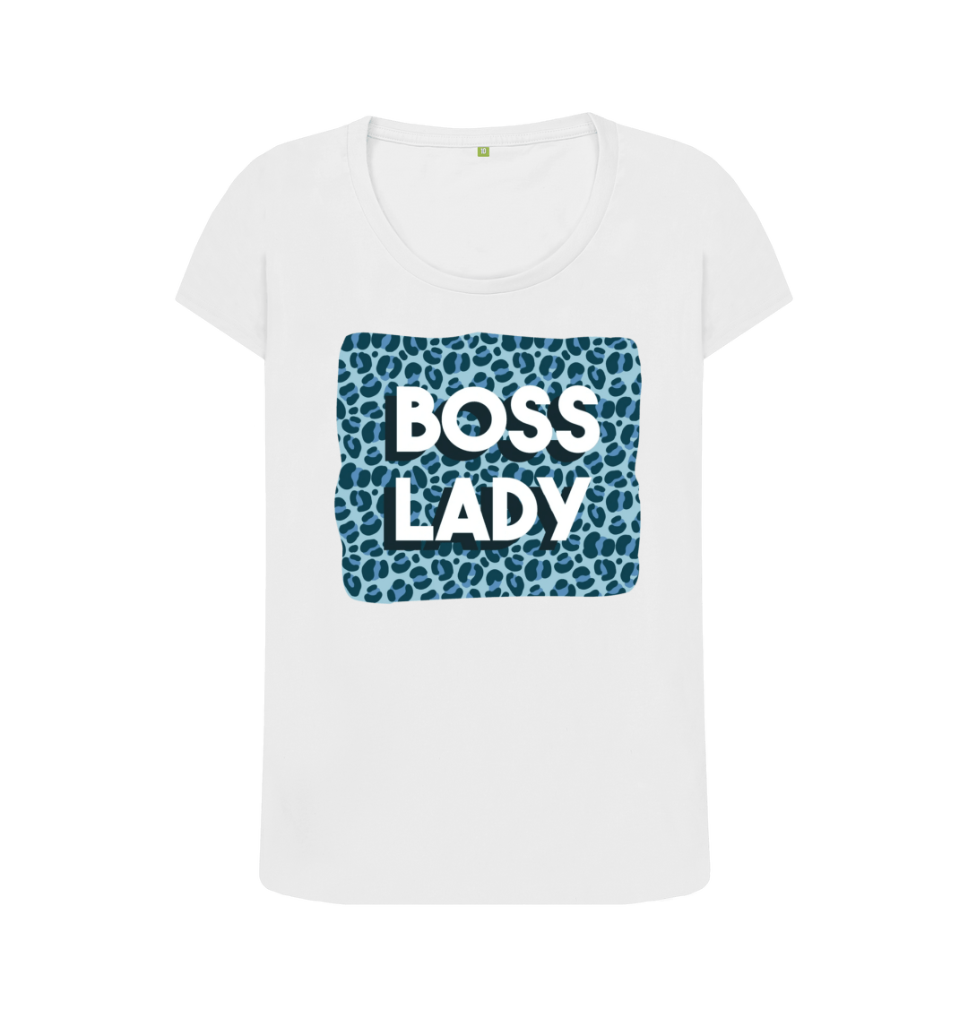 White Printed T-shirt Front