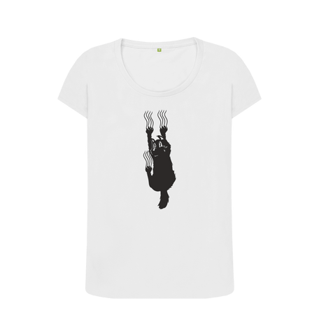 White Printed T-shirt Front