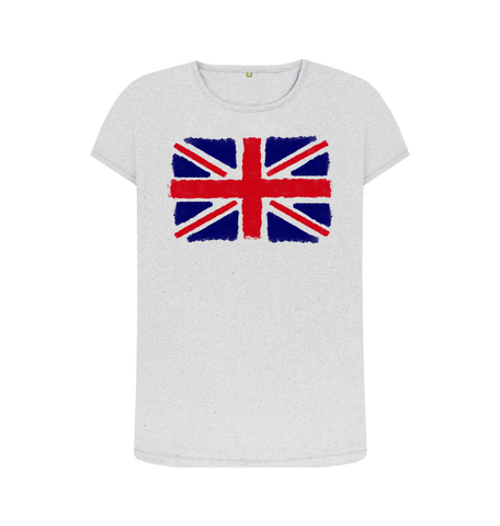 Grey Recycled Printed T-Shirt Front